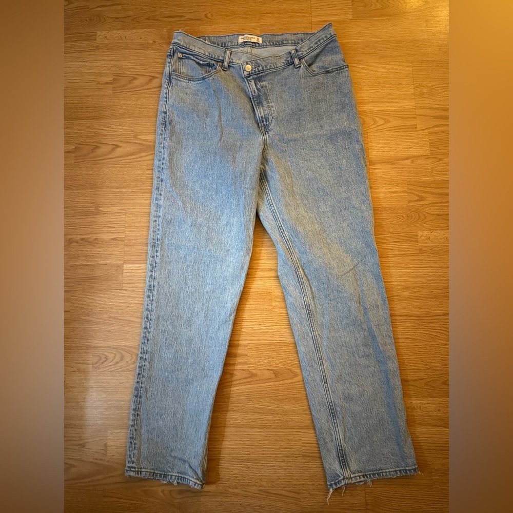 Abercrombie & Fitch Light Denim Ultra High Rise Jeans